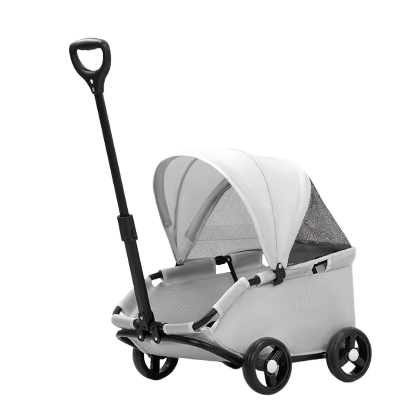 Portable 4-Wheel Pet Stroller | Foldable Dog & Cat Travel Pram