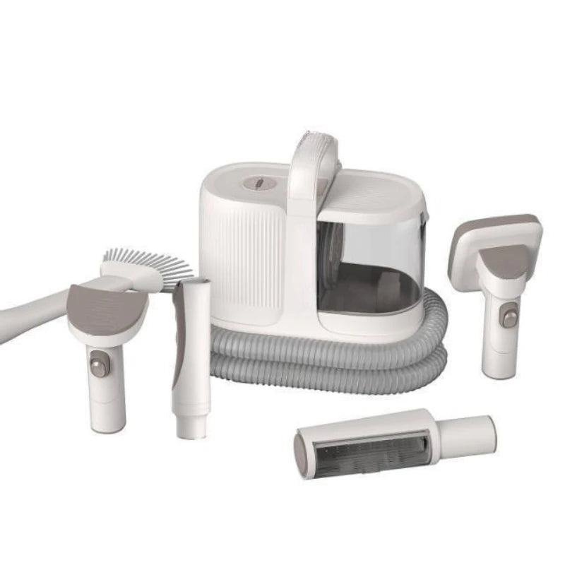5-in-1 Pet Grooming Vacuum Kit | Hair Remover & Clipper for Dogs & Cats