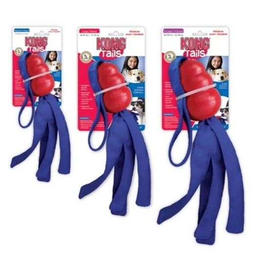 KONG® Classic Tails  - Tug, Toss & Squeak Power Toy