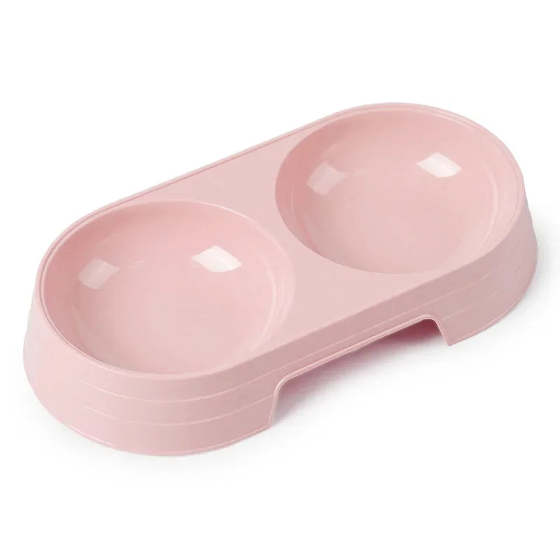 Double Pet Bowl – Stainless Steel Food & Water Feeder