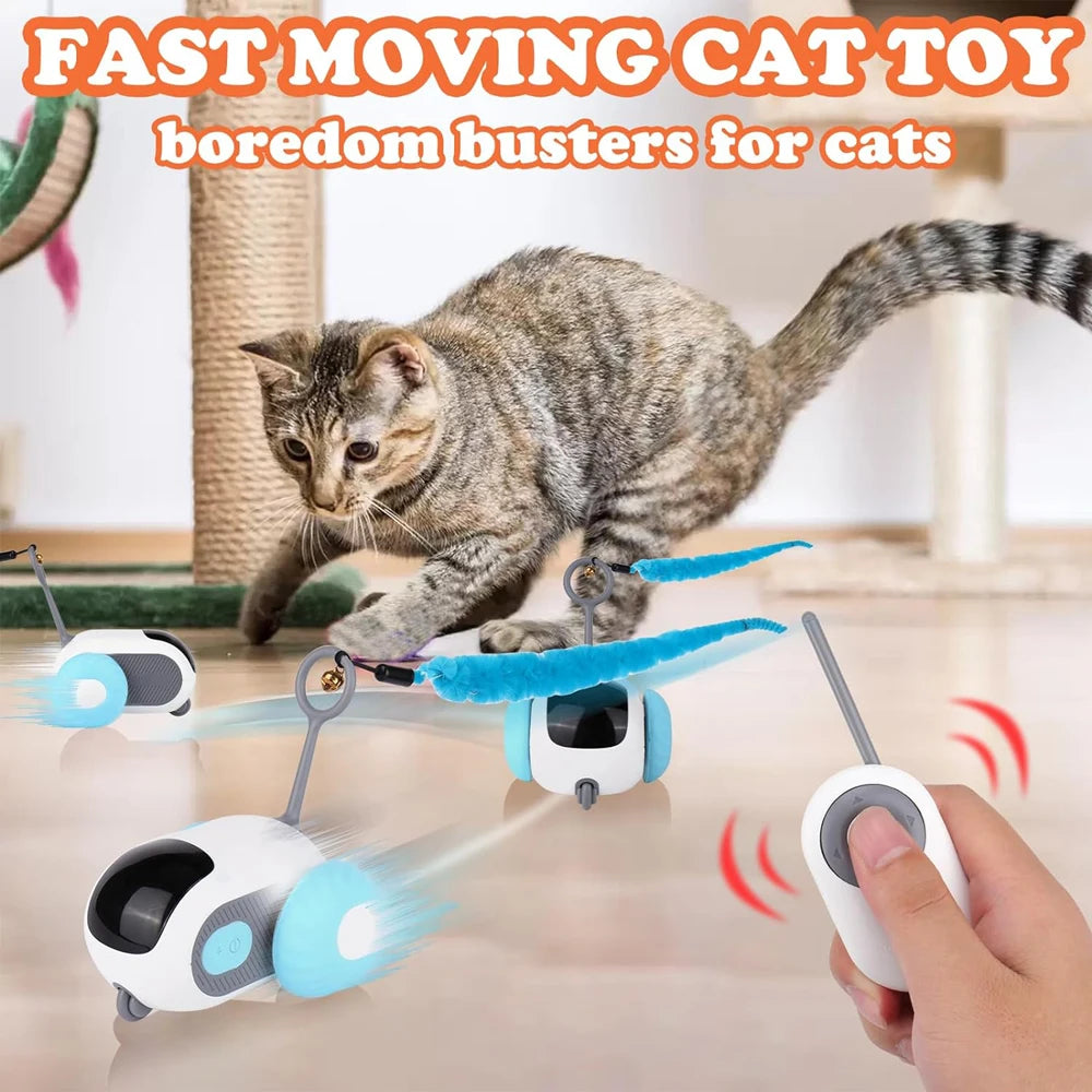 Smart Cat Racer™ – Interactive Motion Toy Car with Auto & Remote Modes