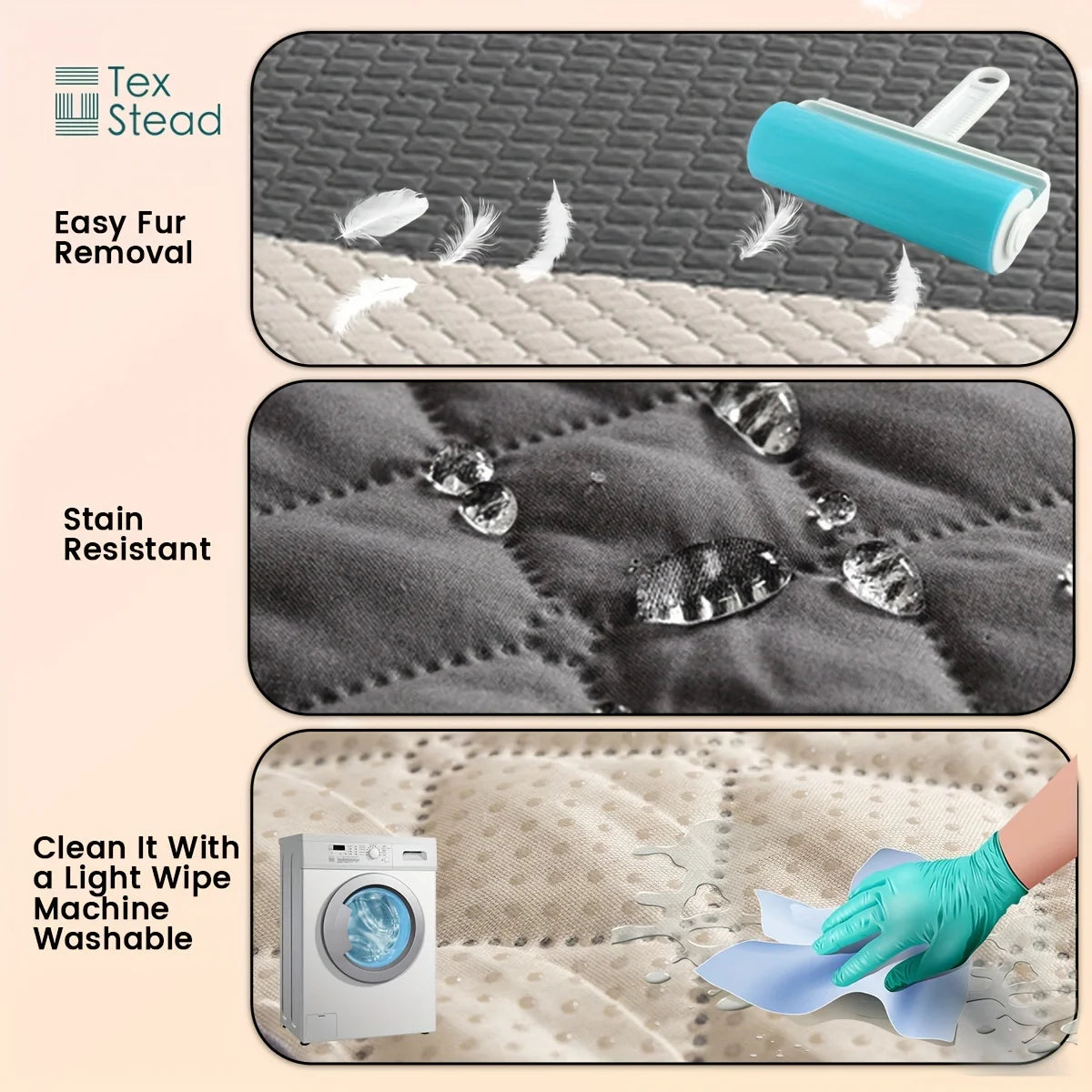 Waterproof Pet Blanket | Non-Slip Dog Bed & Furniture Protector