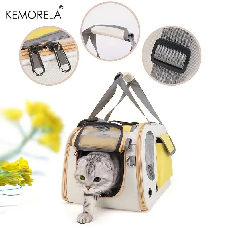 Portable Pet Carrier Bag for Cats & Small Dogs