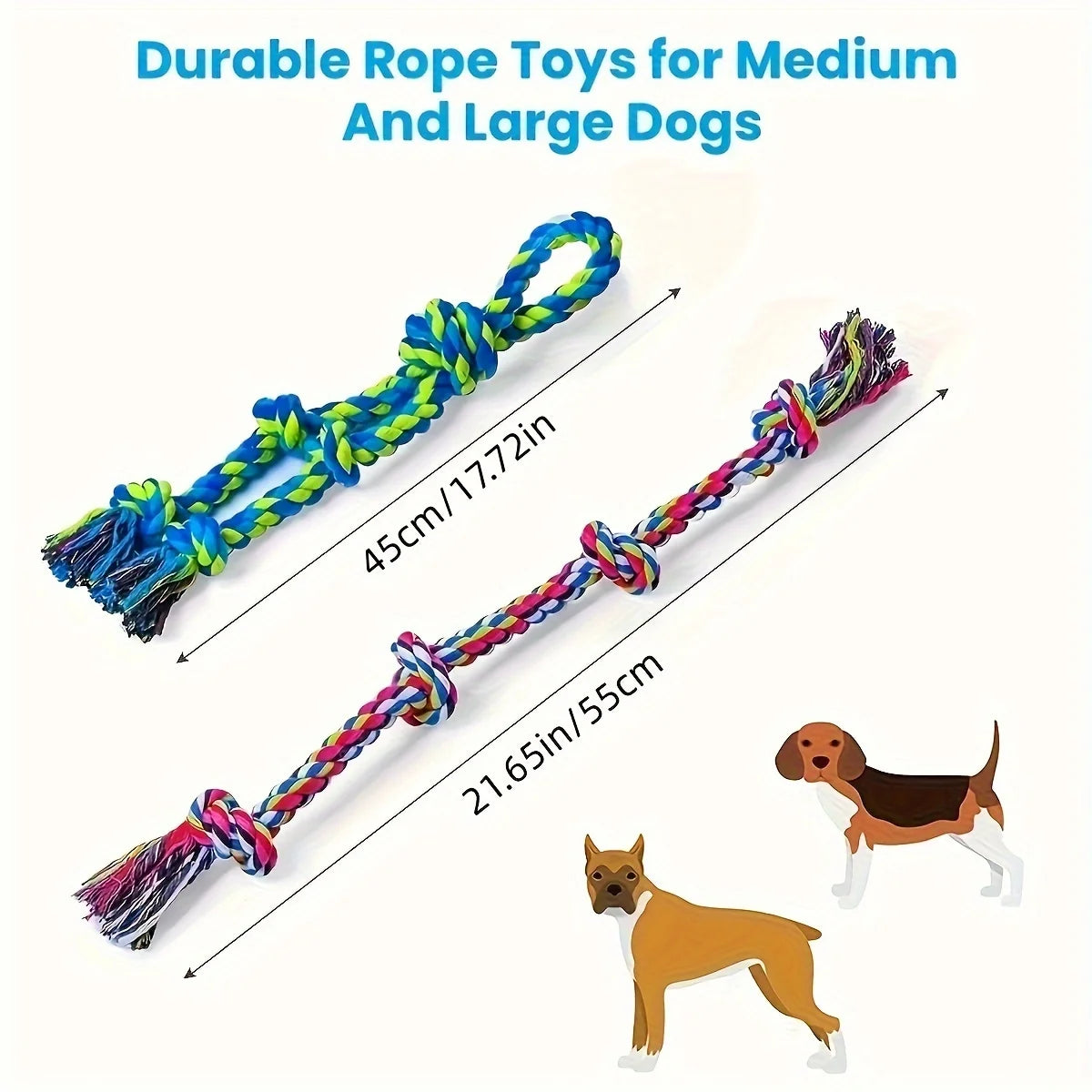 TugPro™ – Indestructible Rope Toy for Powerful Chewers