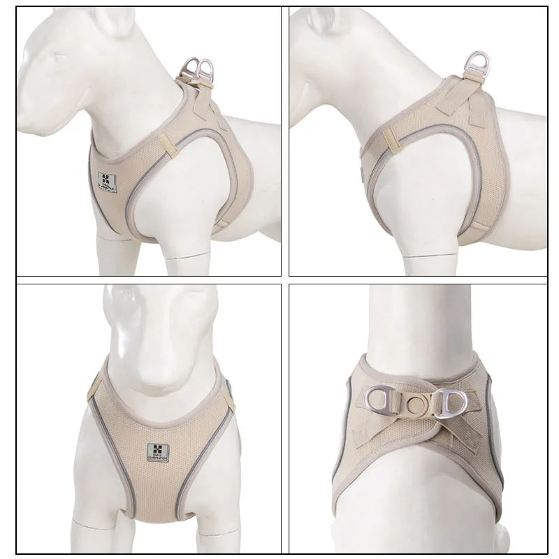 AirMesh+™ Reflective Dog Harness & Leash Set | Adjustable, Breathable, No-Pull Vest for Small & Medium Pets