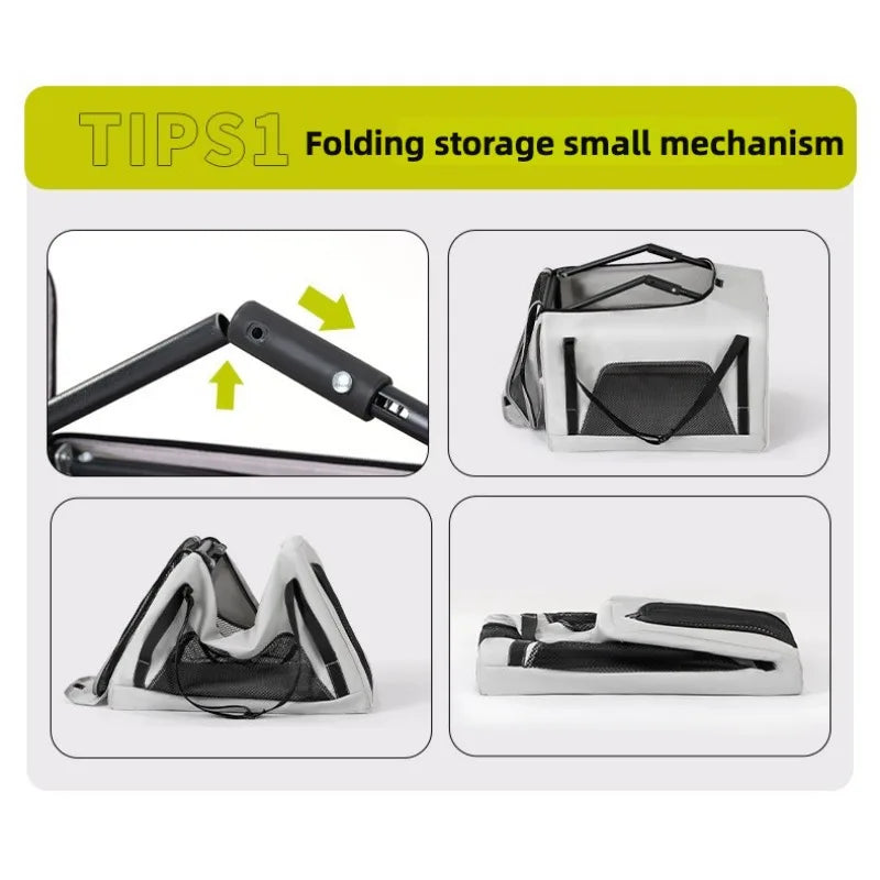 2-in-1 Pet Stroller & Backpack Carrier