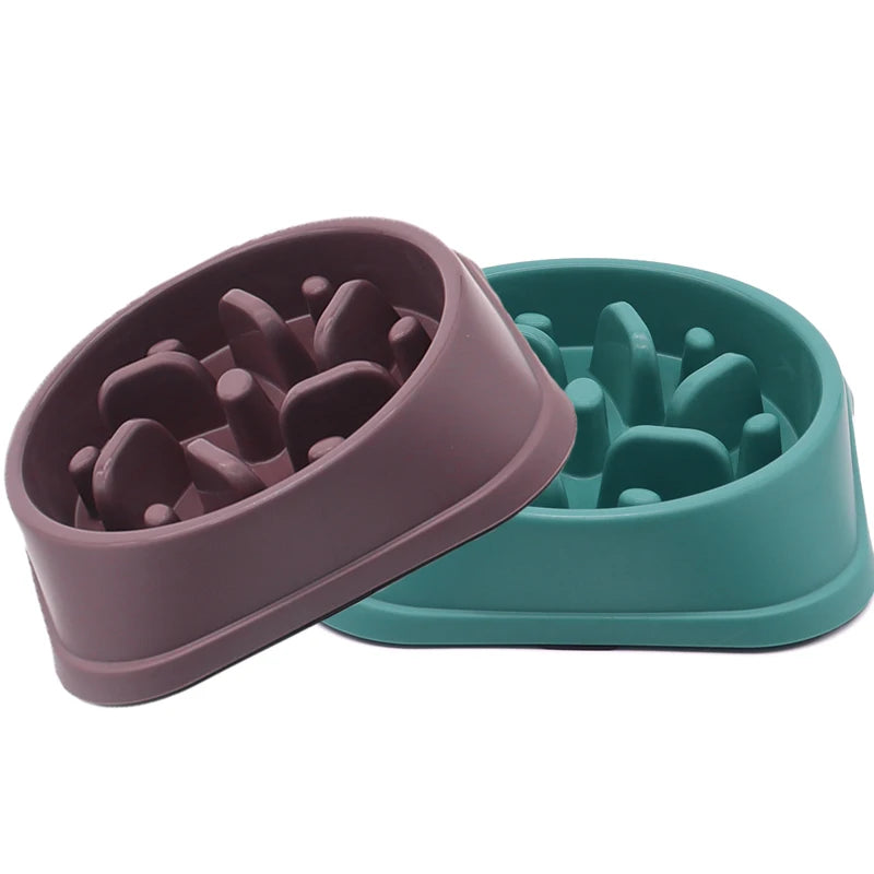 Slow Feeder Dog Bowl – Anti-Choking Non-Slip Puzzle Feeder