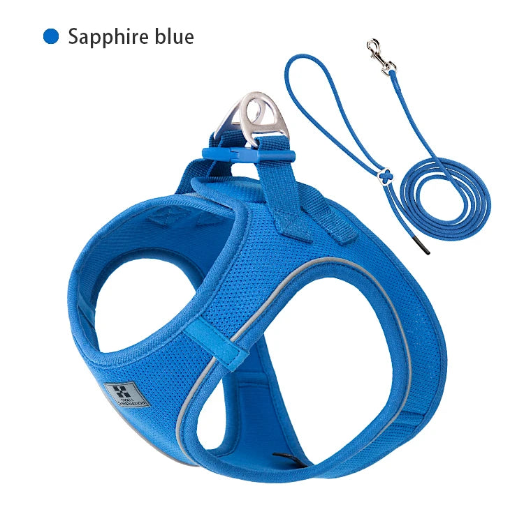 AirMesh+™ Reflective Dog Harness & Leash Set | Adjustable, Breathable, No-Pull Vest for Small & Medium Pets