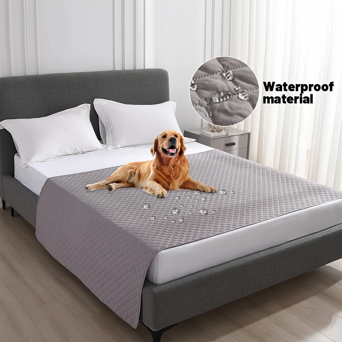 Waterproof Pet Blanket | Non-Slip Dog Bed & Furniture Protector