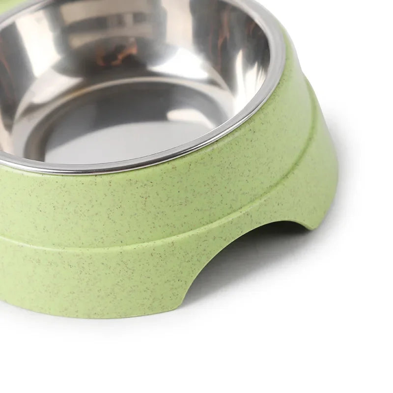 Double Pet Bowl – Stainless Steel Food & Water Feeder