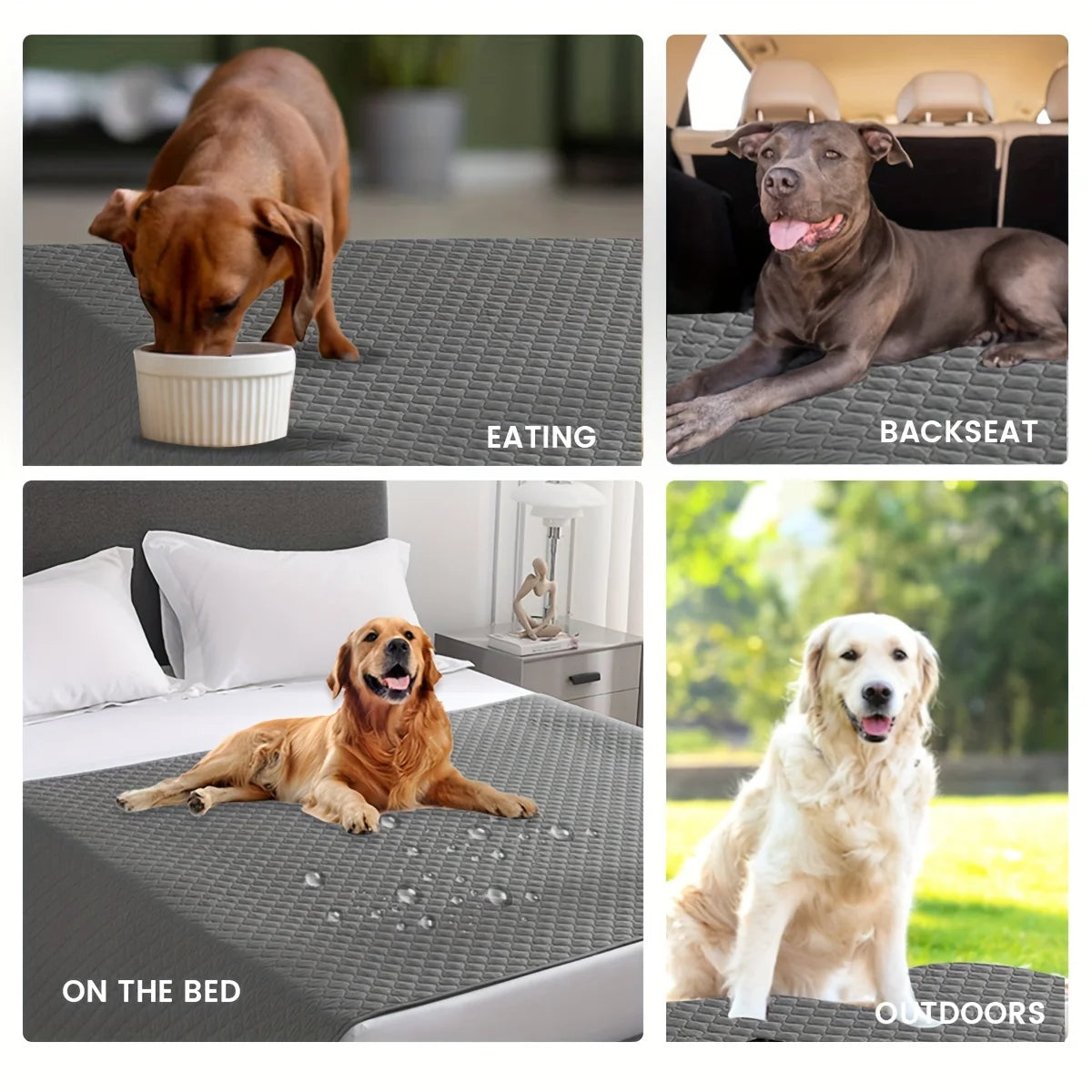 Waterproof Pet Blanket | Non-Slip Dog Bed & Furniture Protector