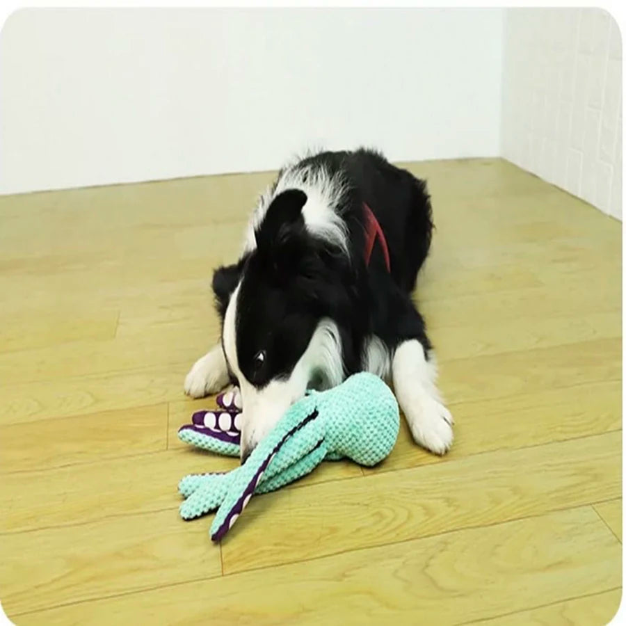 OctoBuddy™ Squeaky Plush Octopus Dog Toy – Soft, Durable & Fun Interactive Toy