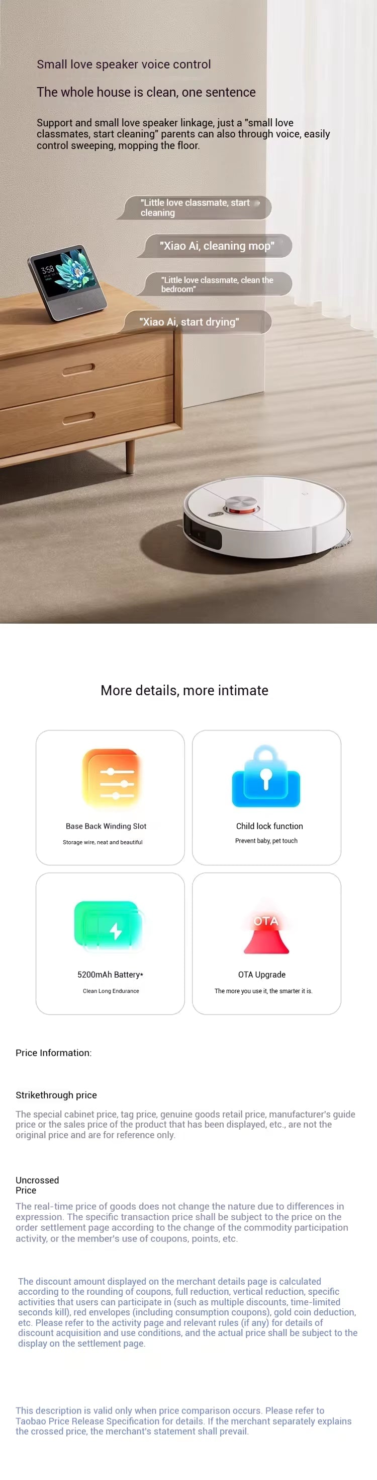 Xiaomi Mijia M40 Robot Vacuum | 12,000Pa Smart Mop & Self-Cleaning Station