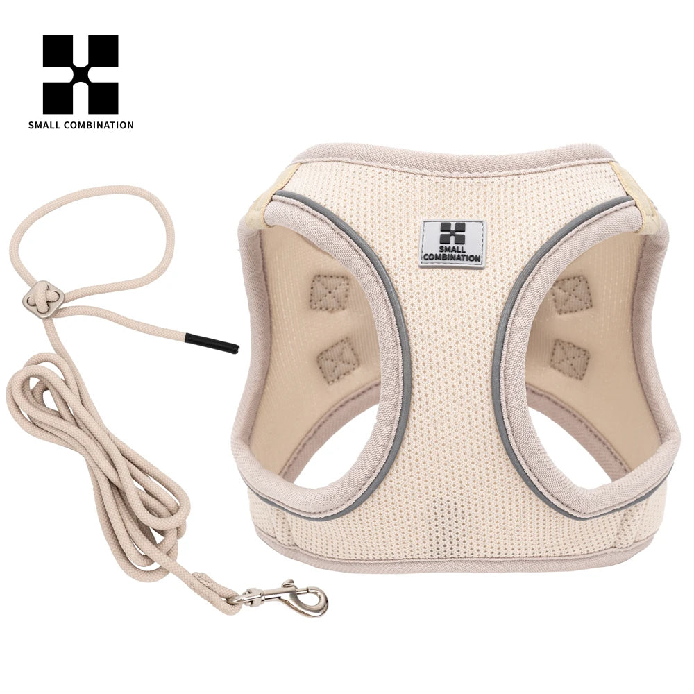 AirMesh+™ Reflective Dog Harness & Leash Set | Adjustable, Breathable, No-Pull Vest for Small & Medium Pets