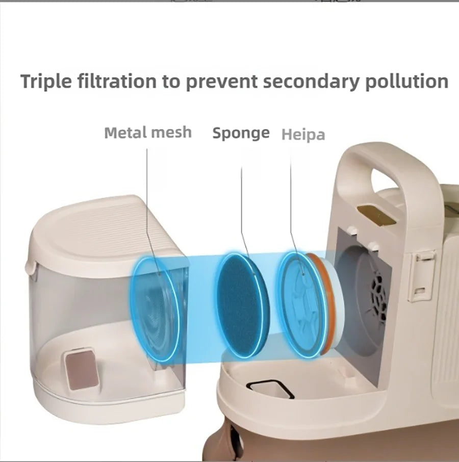 5-in-1 Pet Grooming Vacuum Kit | Hair Remover & Clipper for Dogs & Cats