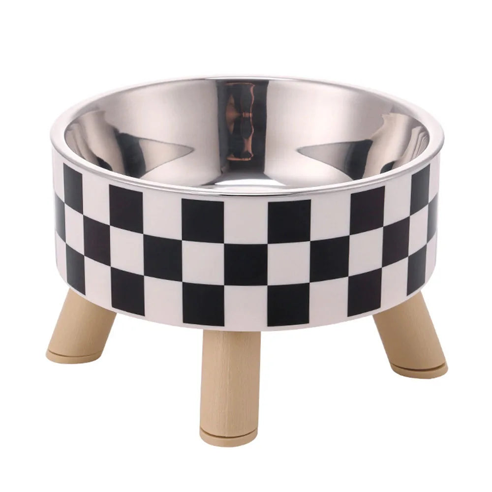 ElevateBowl – Modern Raised Pet Bowl | Stainless Steel Feeder for Cats & Dogs