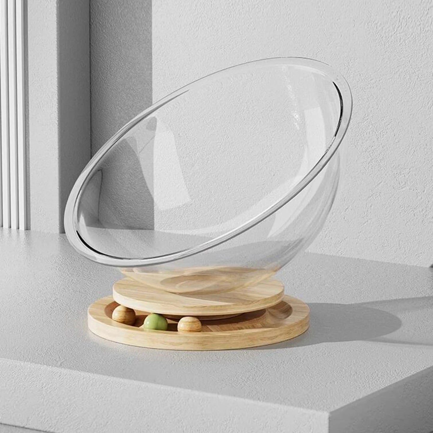 Space Capsule Cat Bed | Modern Clear Cat Hammock pod for all seasons