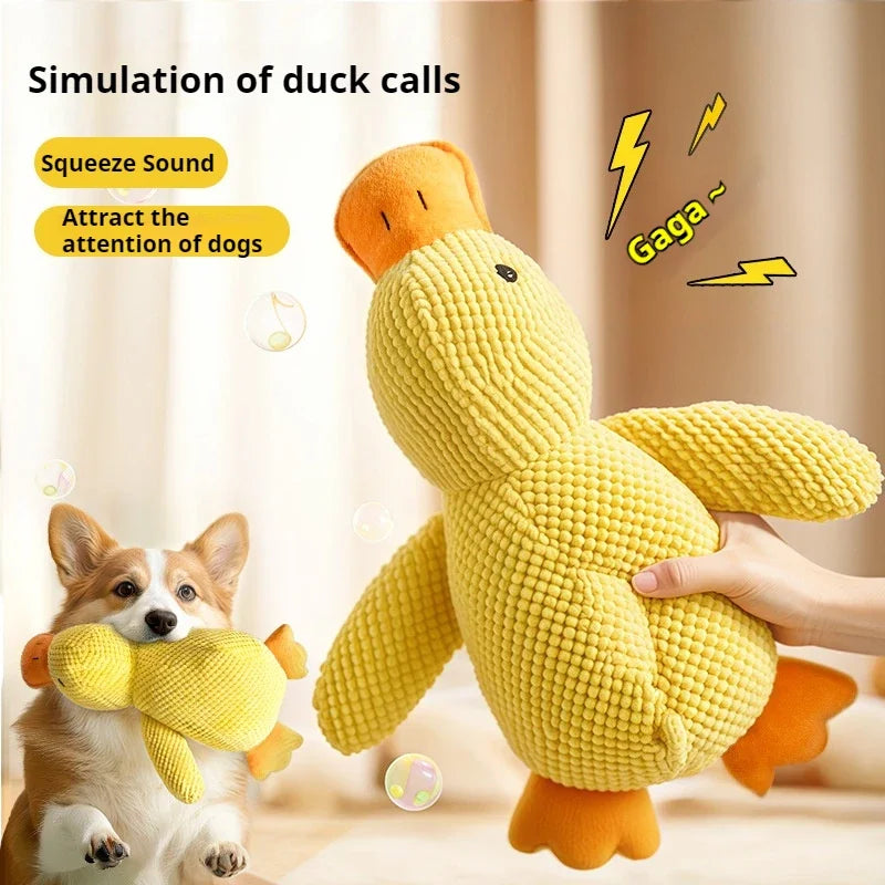 SleepyDuck™ – Soft Plush Companion Toy for Dogs