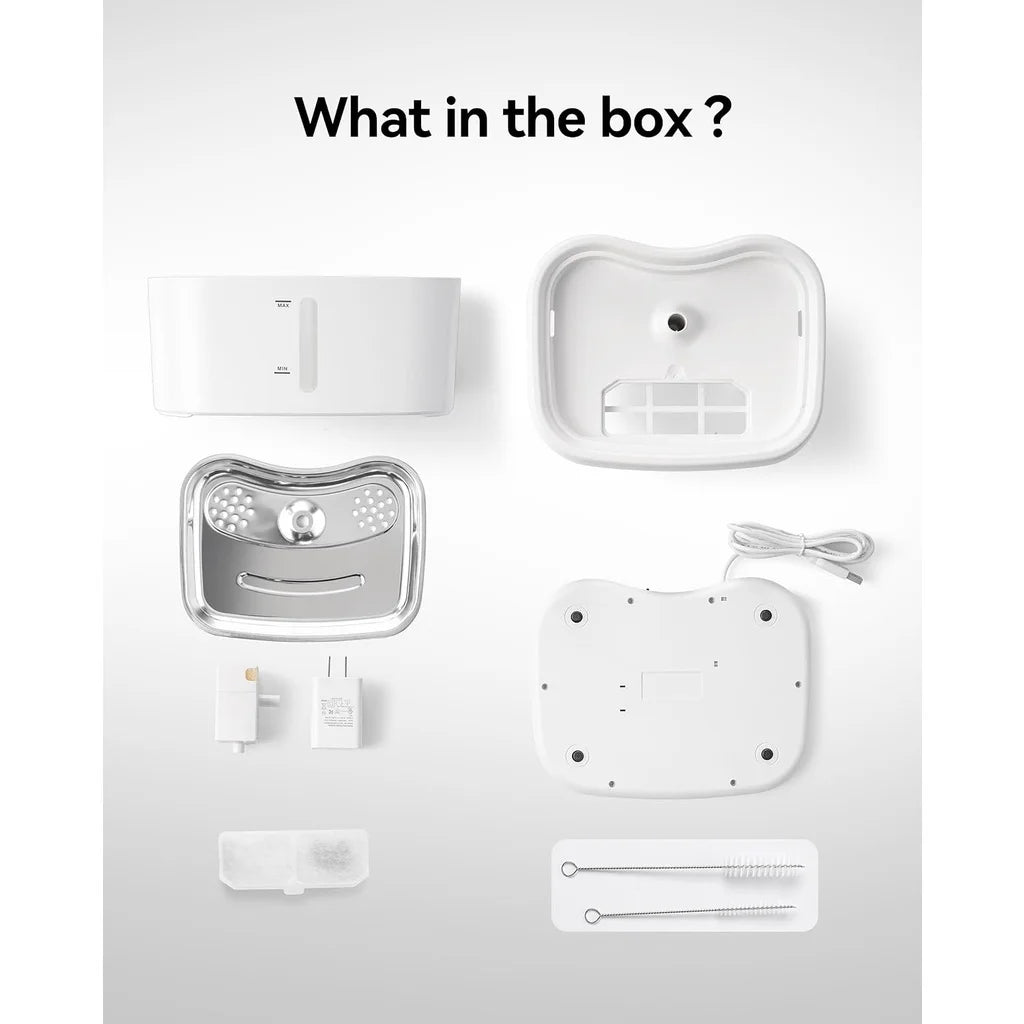 SmartFlow™ APP-Connected Cat Water Fountain | 2.5L Wireless Automatic Pet Dispenser with Health Tracking & Filtration