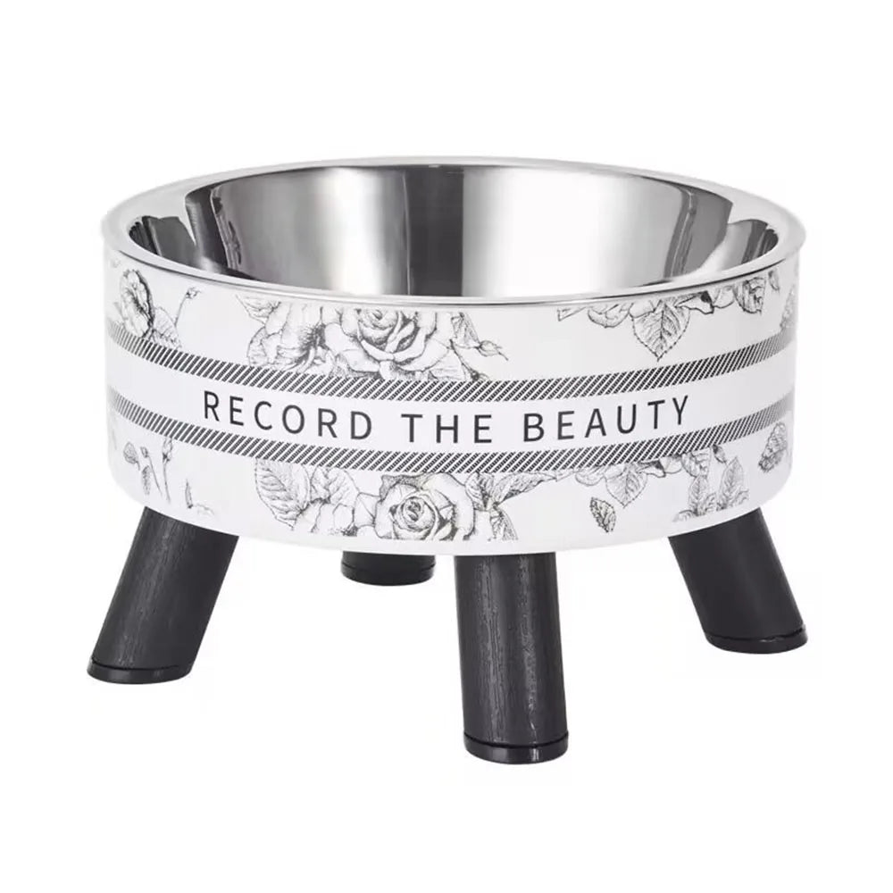 ElevateBowl – Modern Raised Pet Bowl | Stainless Steel Feeder for Cats & Dogs