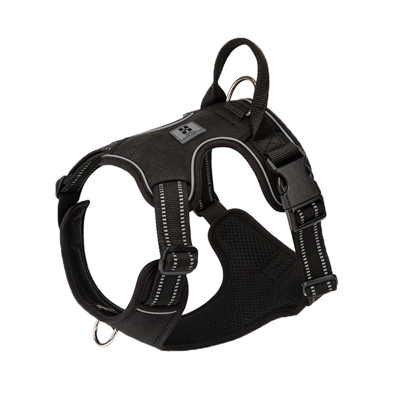 TrekFit™ – No-Pull Reflective Dog Harness | Adjustable & Padded for All Breeds
