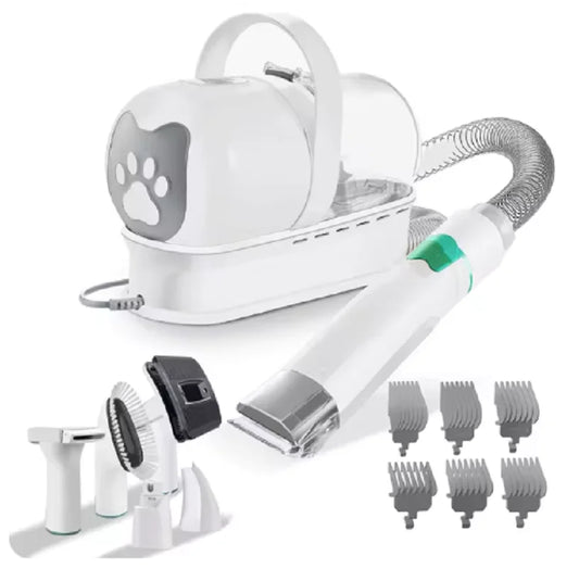 7-in-1 Pet Grooming Kit | Vacuum, Dryer & Trimmer