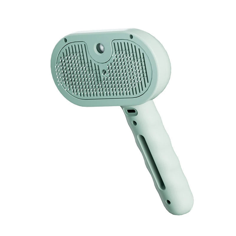 2-in-1 Steam Pet Grooming Comb | USB Hair Removal Brush for Dogs & Cats