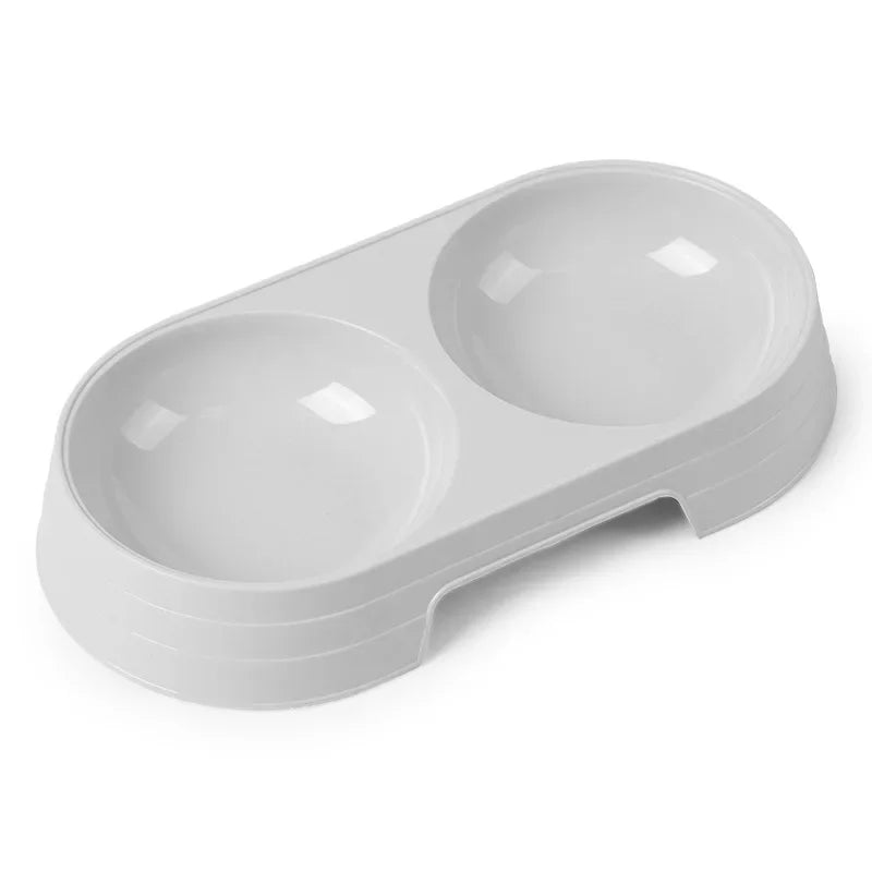 Double Pet Bowl – Stainless Steel Food & Water Feeder