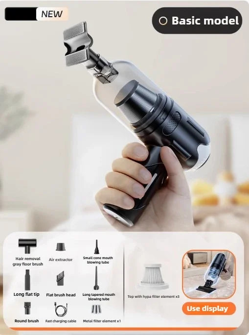 Wireless Pet Hair Vacuum | 200W Quiet Pet Hair Remover & Grooming Tool