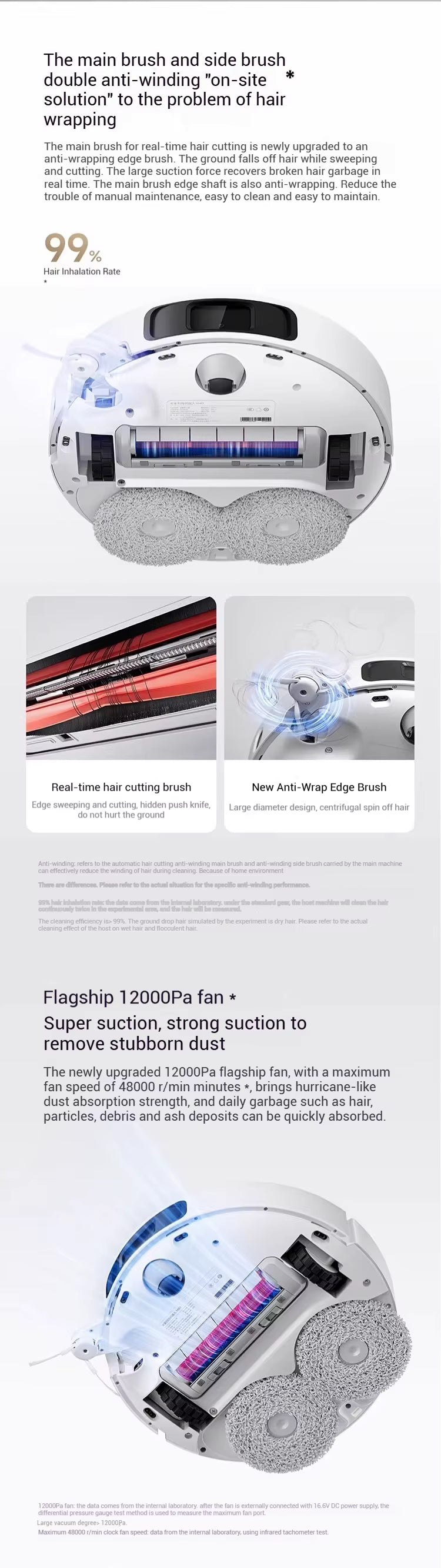 Xiaomi Mijia M40 Robot Vacuum | 12,000Pa Smart Mop & Self-Cleaning Station