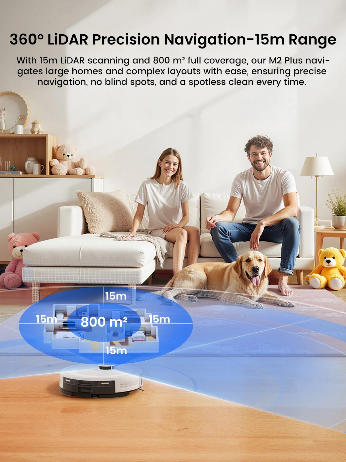 Robot Vacuum & Mop | 6000Pa LiDAR Self-Emptying