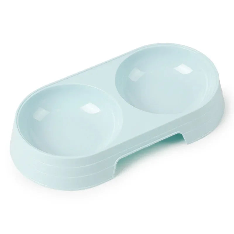 Double Pet Bowl – Stainless Steel Food & Water Feeder