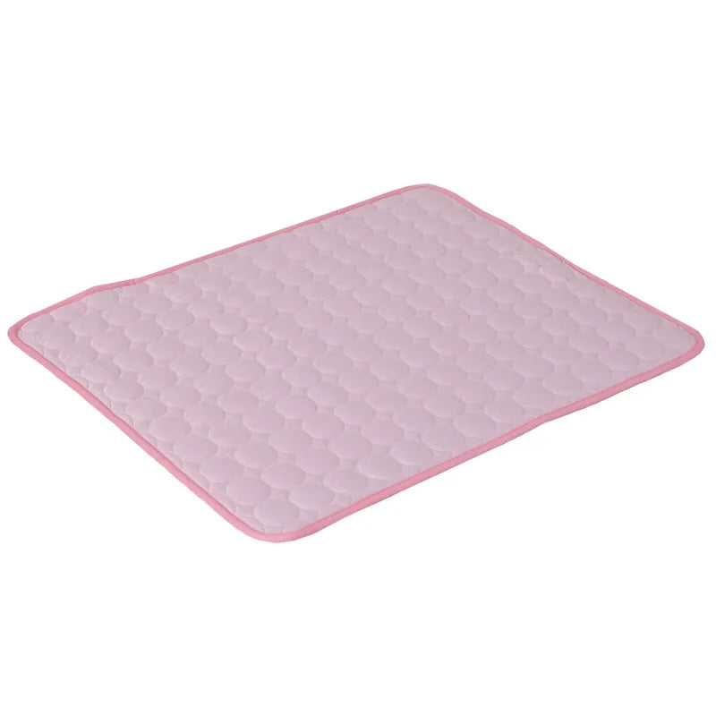 Cooling Mat for Dogs & Cats | Self-Cooling Ice Silk Pet BedCooling Mat for Dogs & Cats – Self-Cooling Ice Silk Summer Pet Bed