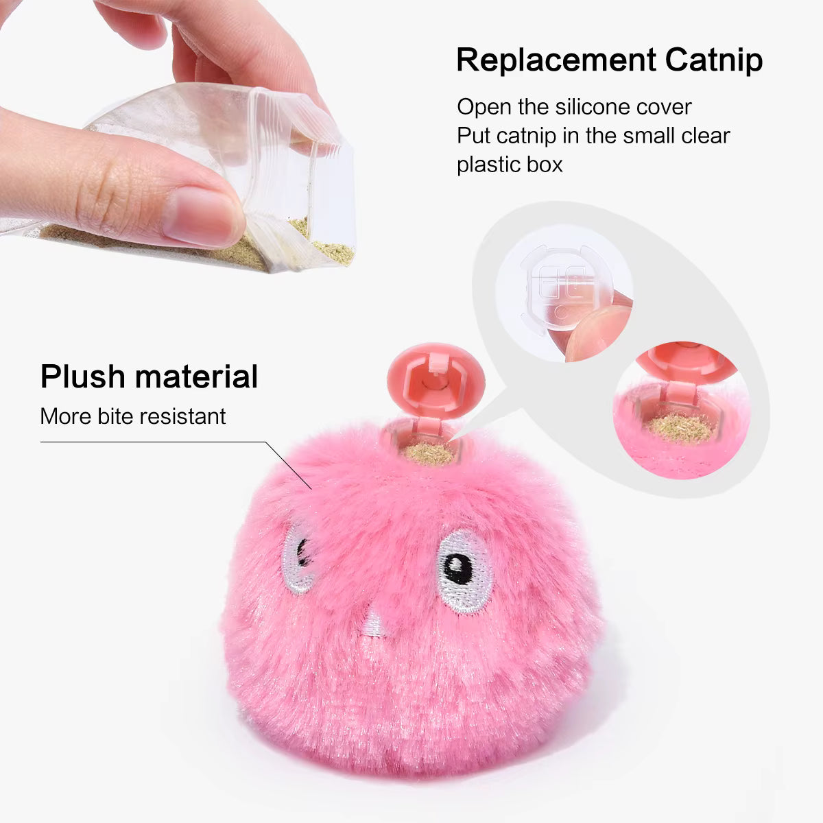 SoundSense™ Interactive Cat Ball – Motion-Activated Talking Toy with Animal Sounds