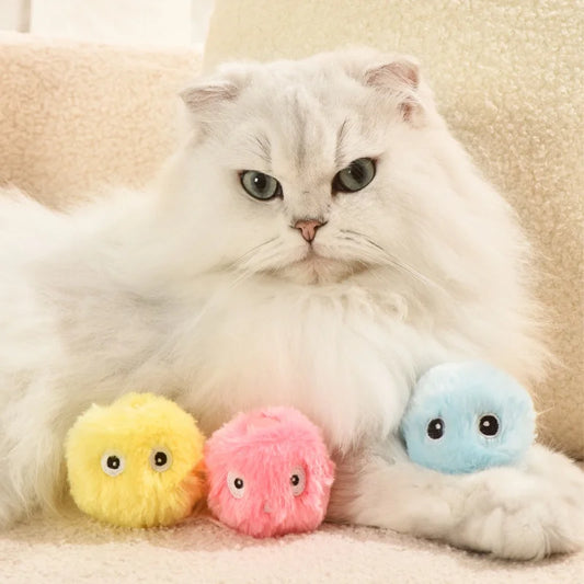 SoundSense™ Interactive Cat Ball – Motion-Activated Talking Toy with Animal Sounds