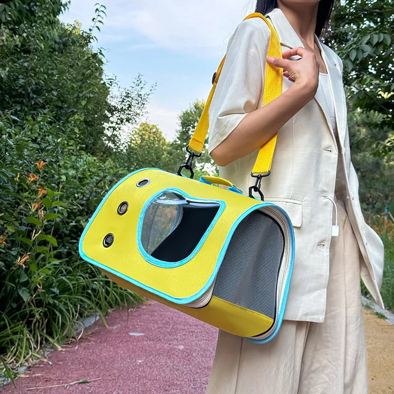 Foldable Breathable Travel Tote with Shoulder Strap | Lightweight Oxford Design