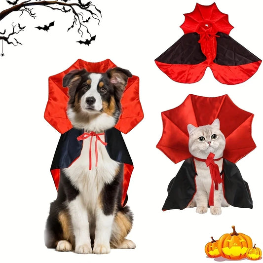 Vampire Pet Cape | Halloween Costume for Dogs & Cats UK