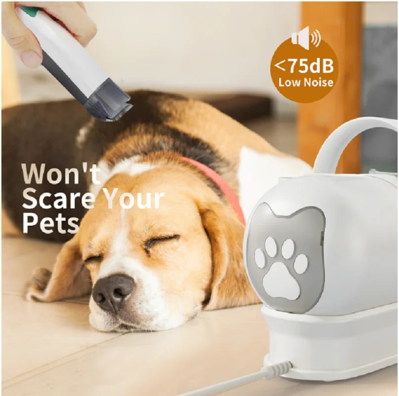 7-in-1 Pet Grooming Kit | Vacuum, Dryer & Trimmer