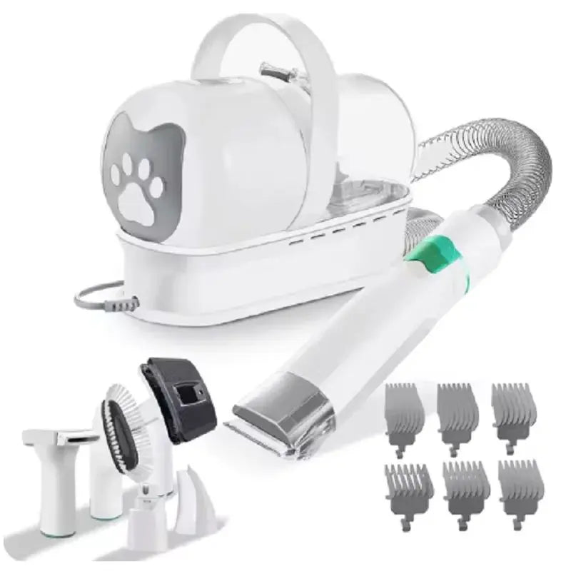 7-in-1 Pet Grooming Kit | Vacuum, Dryer & Trimmer