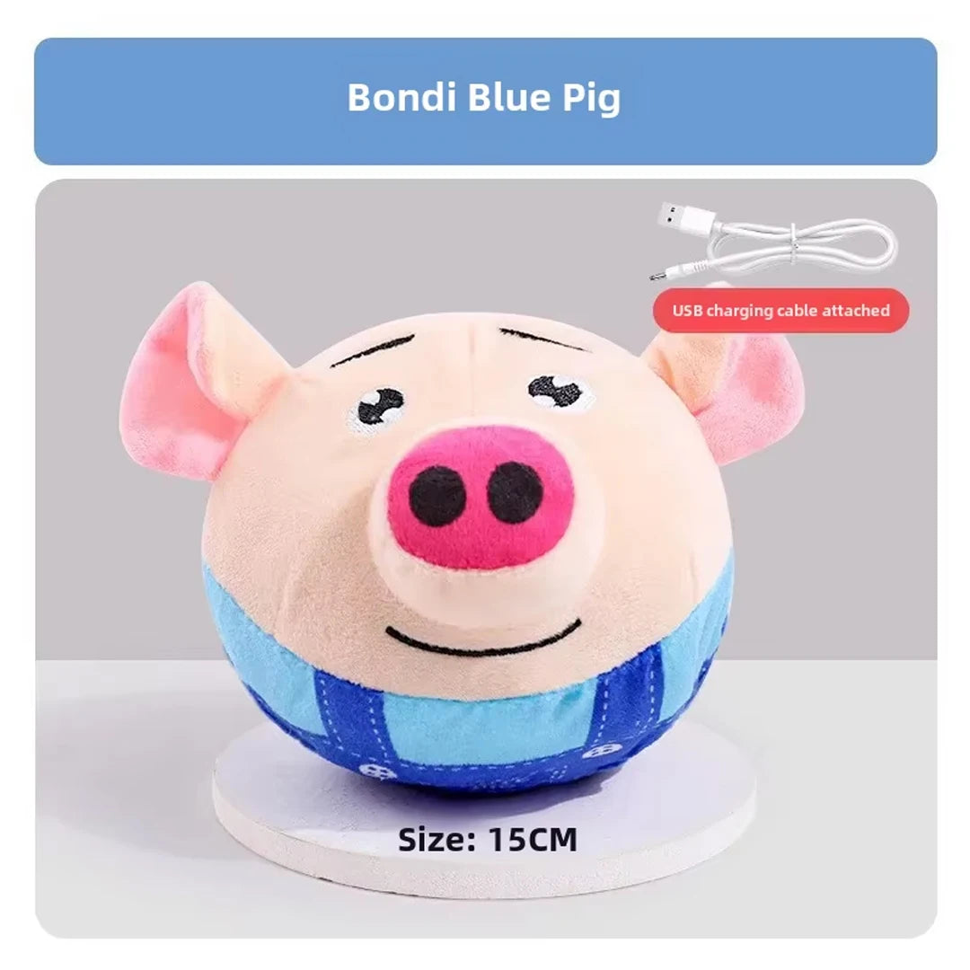 New BouncyBuddy™ – Electric Plush Jump Ball for Dogs | USB Rechargeable Interactive Toy
