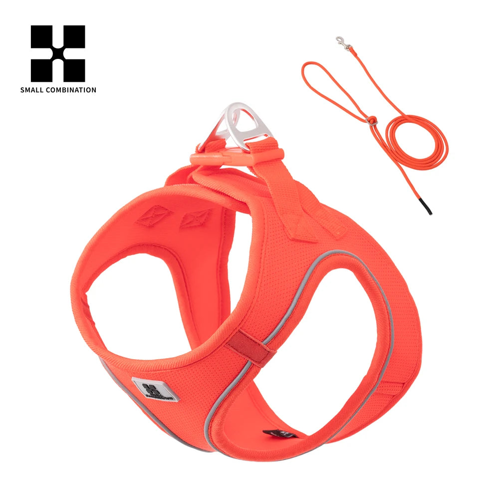 AirMesh+™ Reflective Dog Harness & Leash Set | Adjustable, Breathable, No-Pull Vest for Small & Medium Pets