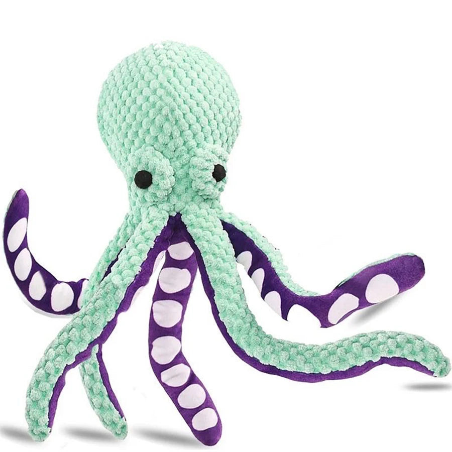 OctoBuddy™ Squeaky Plush Octopus Dog Toy – Soft, Durable & Fun Interactive Toy