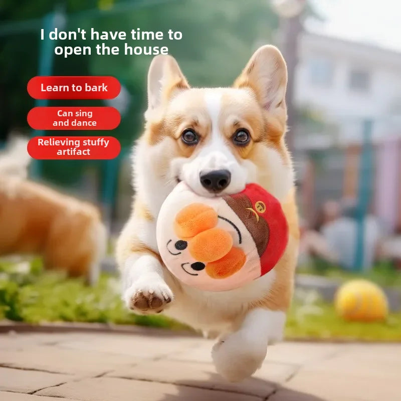 New BouncyBuddy™ – Electric Plush Jump Ball for Dogs | USB Rechargeable Interactive Toy